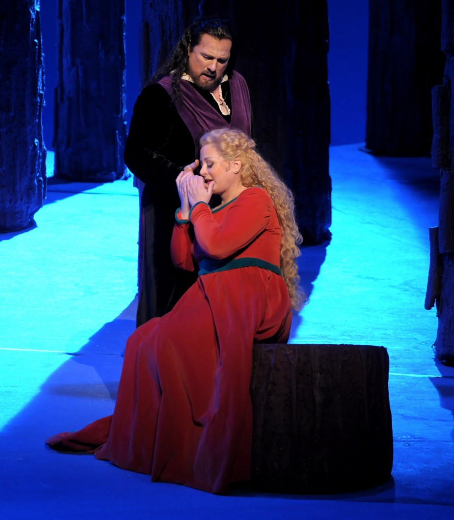 With Clifton Forbis in 'Tristan und Isolde'
