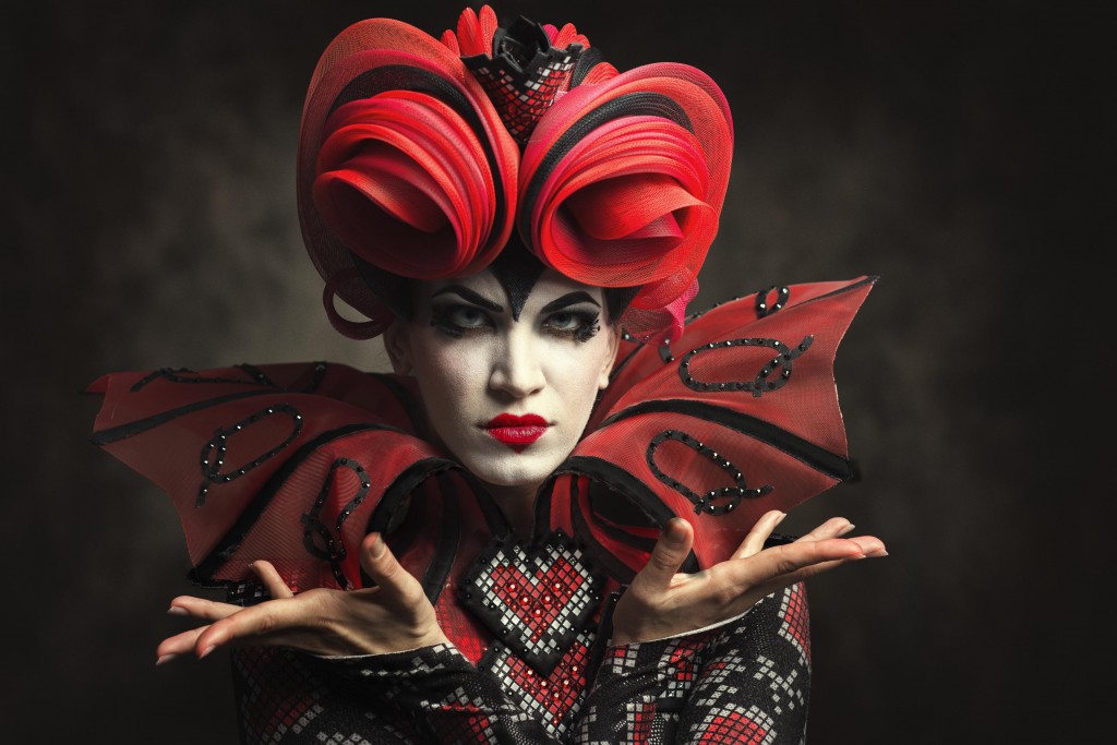 Angelina Sansone as the Queen of Hearts