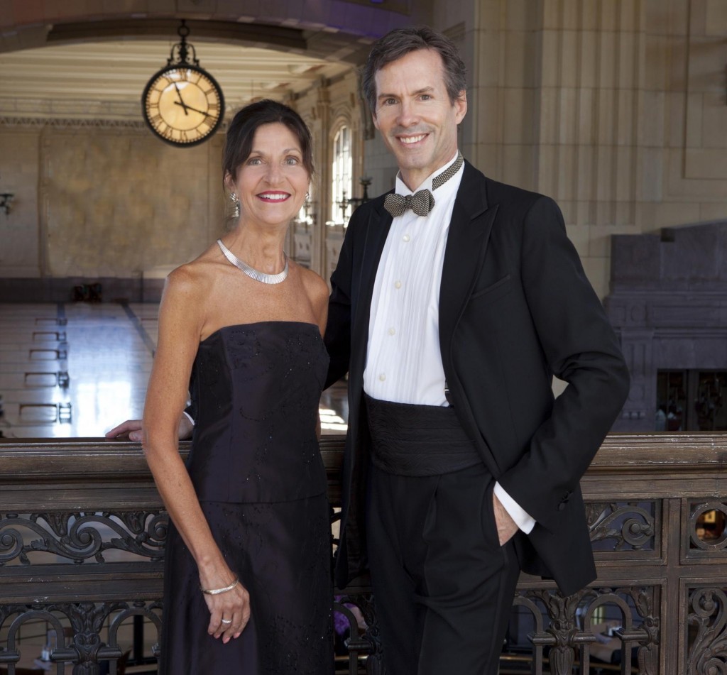 James, honorary chair, with Anna Allen, 2014 Nutcracker Ball Chair / Photo by Mark Braswell 