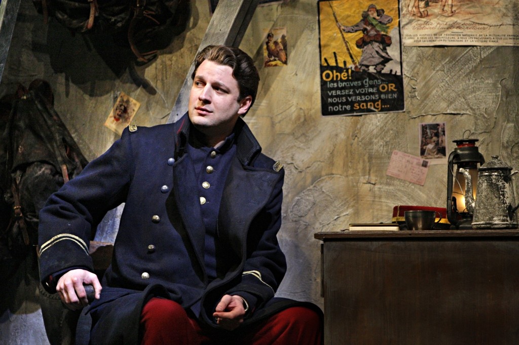 Baritone Liam Bonner sings the role of Lieutenant Audebert / Photo (this and above) by Michal Daniel