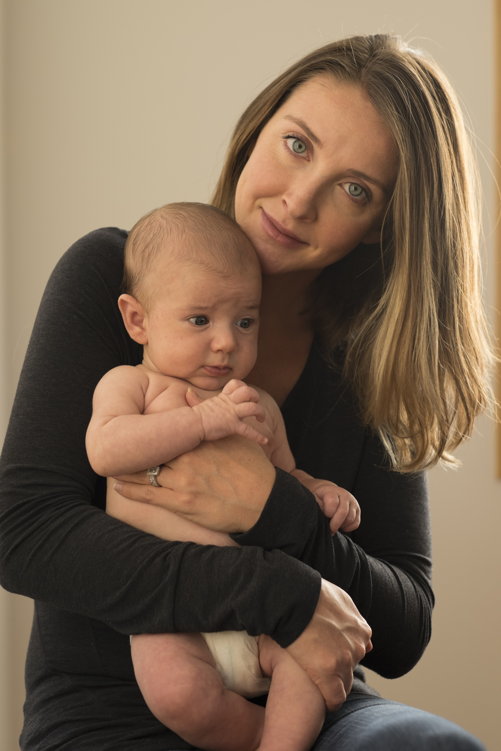 Monica Collins with her son, Thomas Rivers Collins