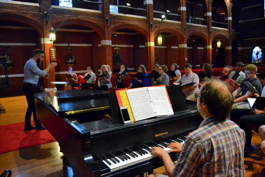 Jackson rehearses KC VITAs Chamber Choir / All photos courtesy KC VITAs