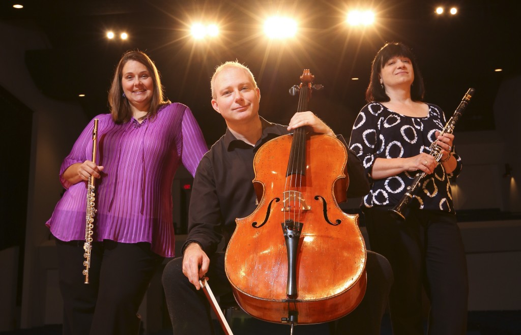 Summerfest's artistic directors are, from left, Shannon Finney, Alexander East and Jane Carl / Photo courtesy Summerfest