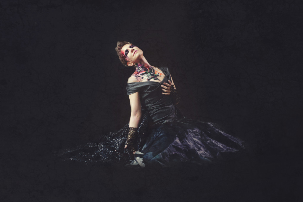 Joyce DiDonato, "War" / Photo by Brooke Shaden / Dress by Vivienne Westwood