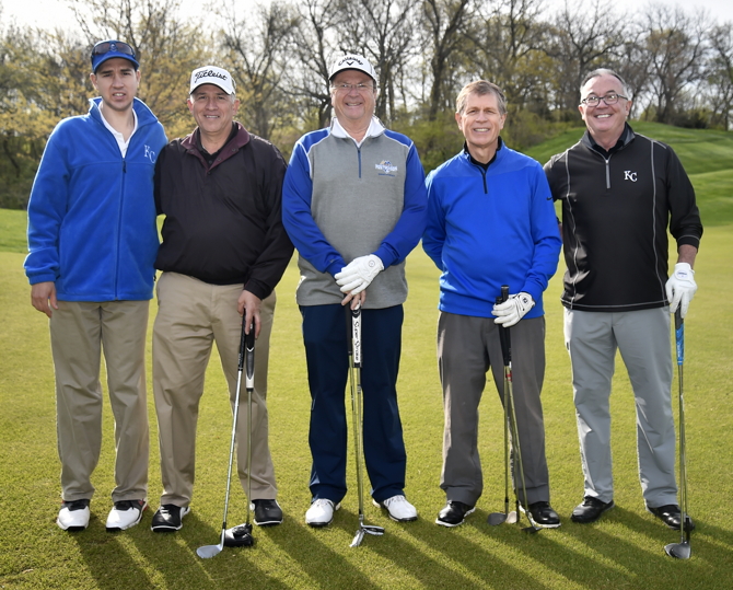 KANSAS CITY, MO - APRIL 17: The Kansas City Royals Charities annual golf tournament at Shadow Glenn golf course on April 17, 2017 in Olathe, Kansas. ( Photo by Jason Hanna )