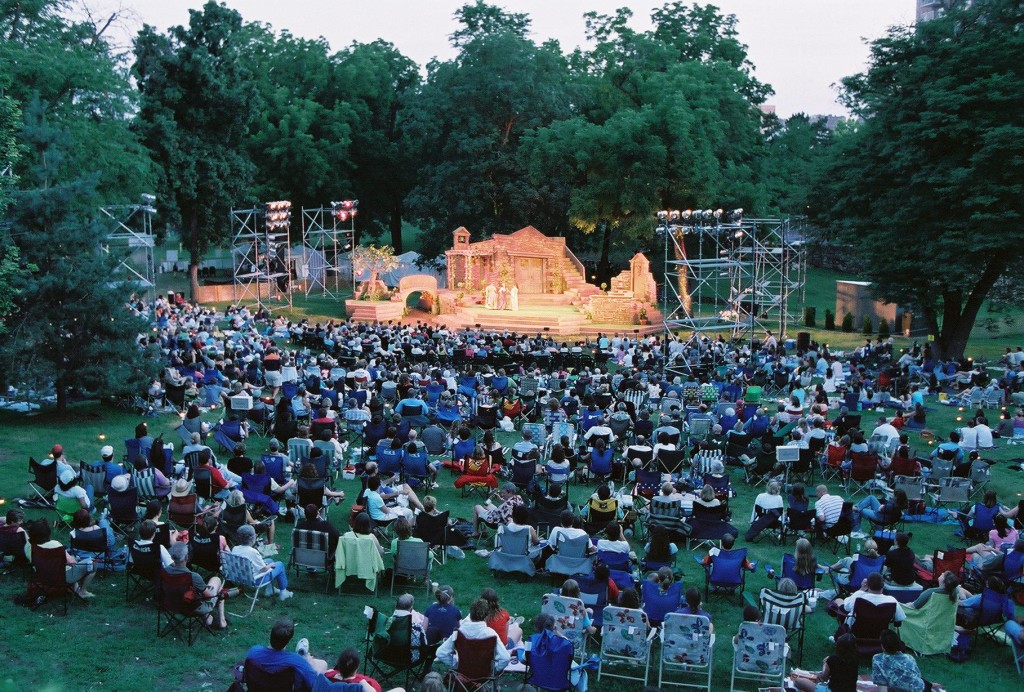 Heart of America Shakespeare Festival, which features Nathan Darrow (seen at top) in 'Hamlet'